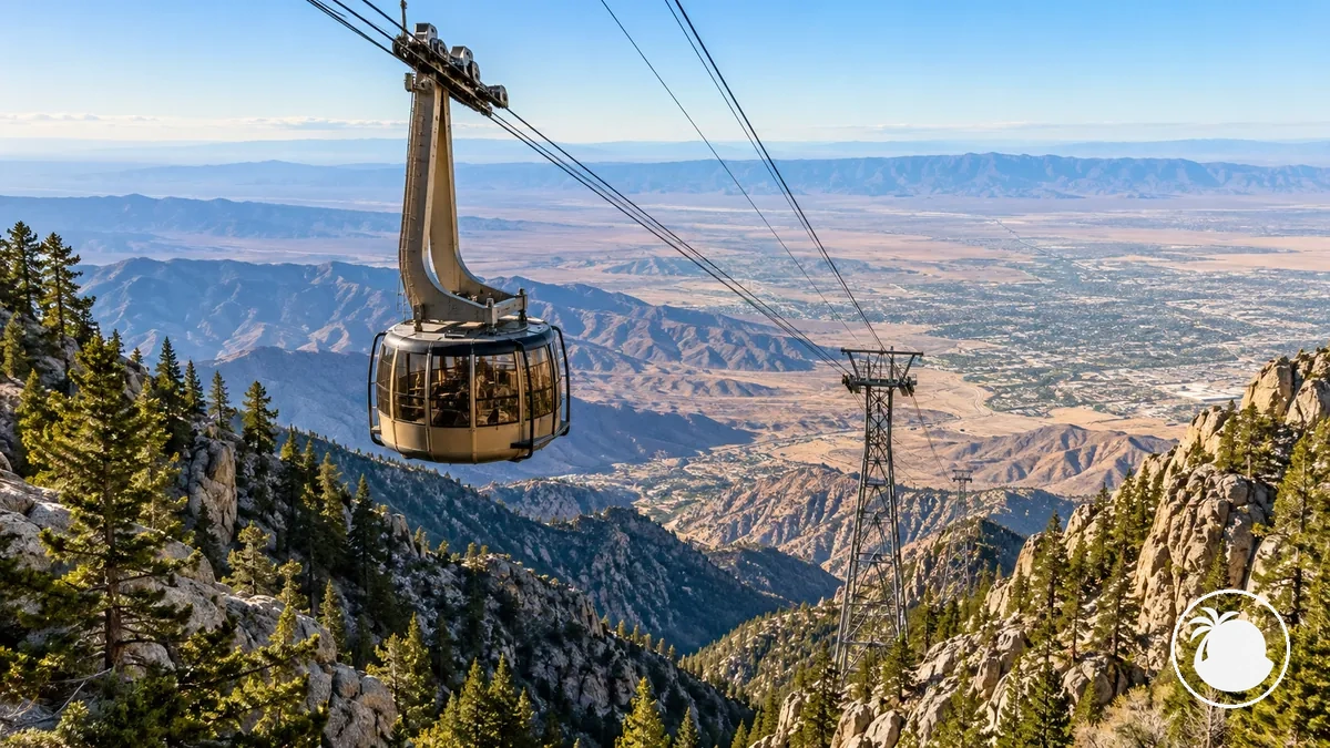 Palm Springs Aerial Tramway in the mountain landscape during Day 2 of a three-day itinerary