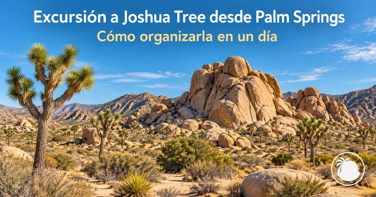 Formaciones rocosas y vegetación del desierto en el Parque Nacional de Joshua Tree