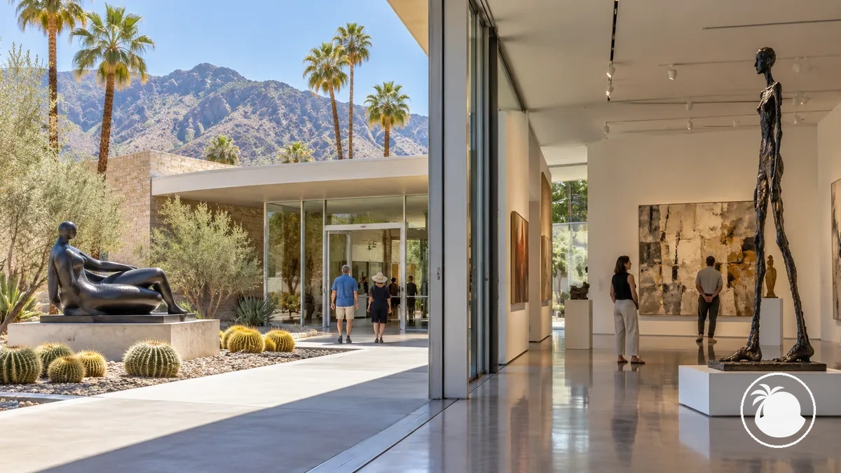 Museo o espacio cultural de Palm Springs que ilustra turismo de arte, patrimonio o aviación