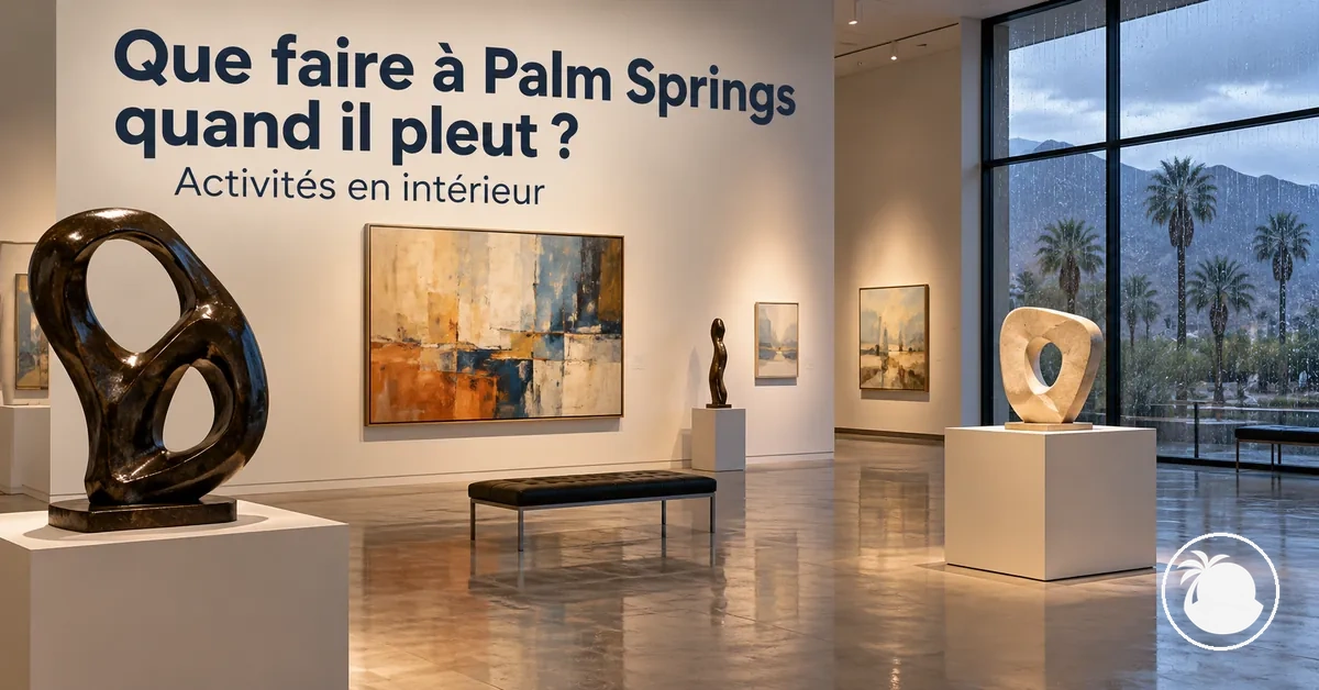 Expositions présentées à l’intérieur d’un musée de Palm Springs