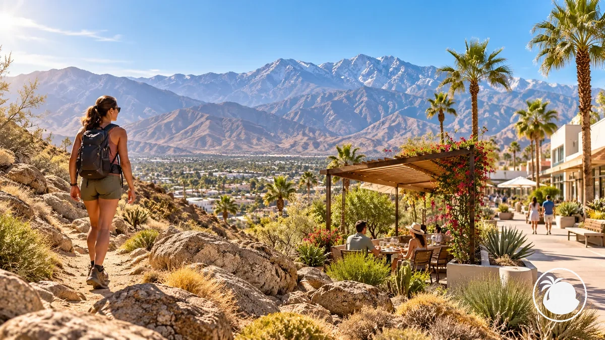 Palm Springs’te açık havada bir sabahın ardından esnek bir son öğleden sonrası